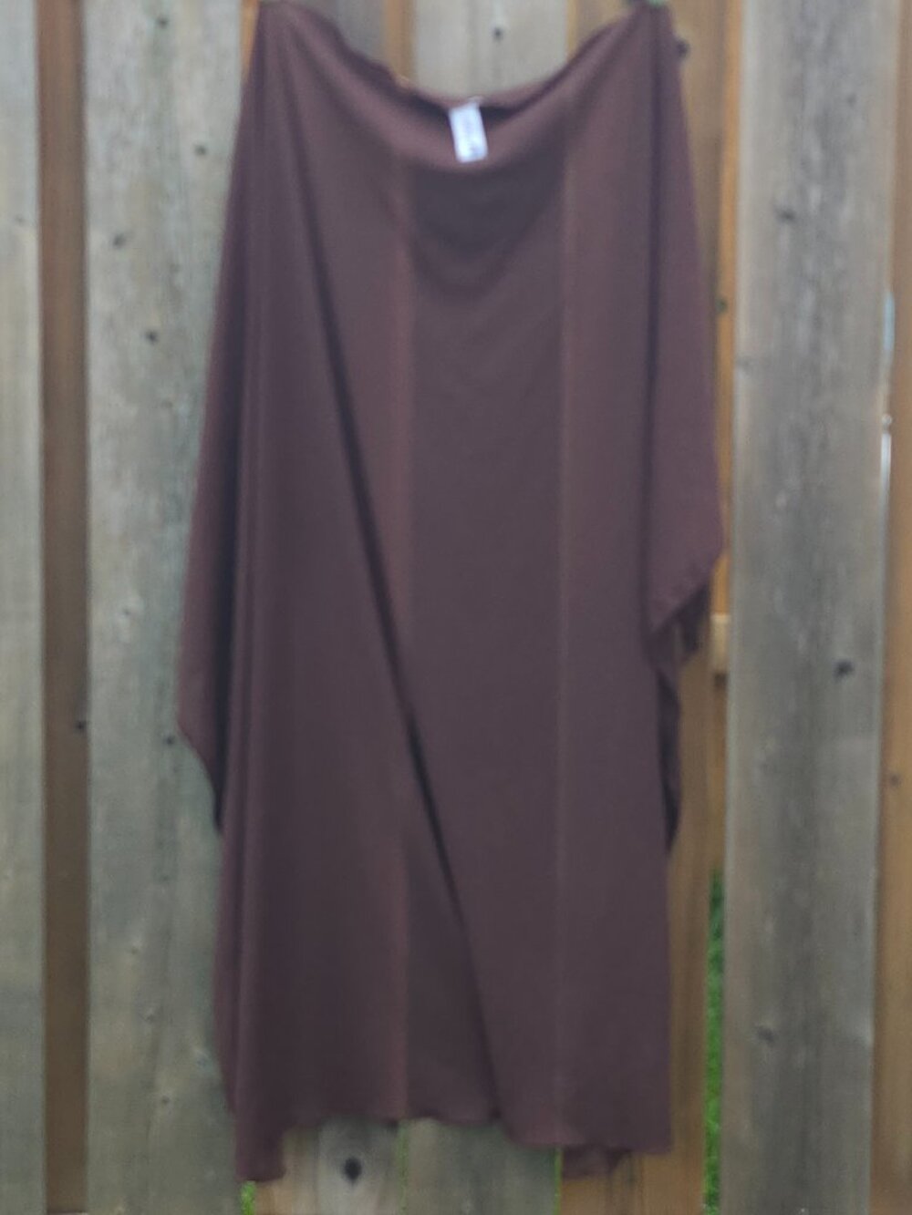 BIKINI Village Swim Wrap Coverup Beach OS Deep Brown LARGE 45" x 45"